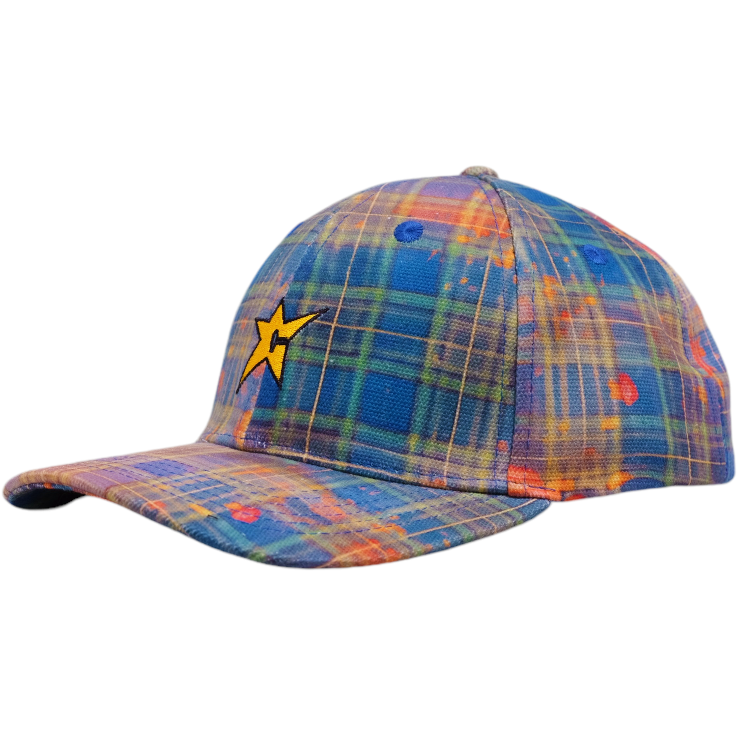 Carpet company C-Star Plaid Cap キャップ Sunfade+Cap+Blue+2.png?format=